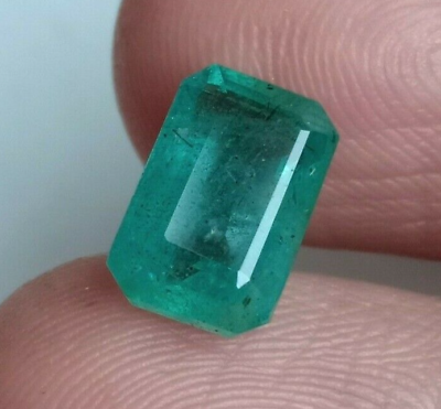 #ad IGITL Certified Fabulous Quality Emerald Vintage Colour Zambian Emerald 2.88 CT $127.00