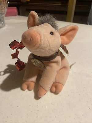 #ad VTG 1997 Gund Pig Babe The Sheep Pig 5quot; With Collar amp; Tags Plush Stuffed Animal $10.00