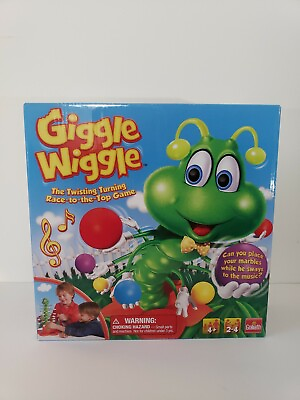 #ad Giggle Wiggle Board Game By Goliath Twisting Turning Race To The Top 2 4 Players $9.10