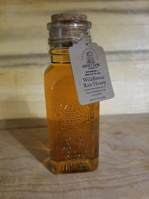 #ad Raw Honey 1 lb 454g 100% Wildflower Local Organic Unfiltered CLASSIC GLASS JAR $18.00