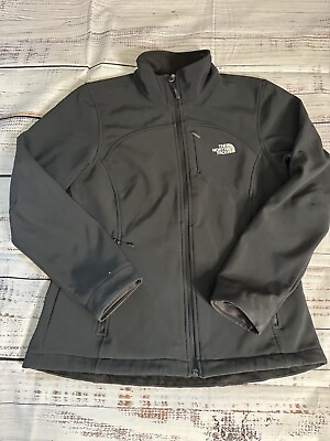 #ad The North Face Black Women Jacket Large Soft Shell Zip Front Jacket 220 $21.12