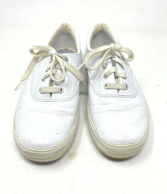 #ad Vintage Women#x27;s Keds Champion Oxford White Size 7 LAce Up Sneaker $38.00