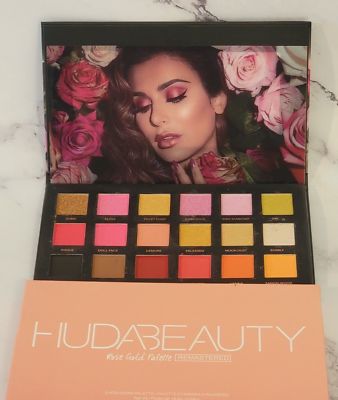 #ad Huda Beauty Rose Gold Remastered Eyeshadow Palette New in Box $22.99