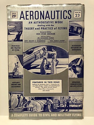 #ad Vintage Aeronautics Magazine Issue # 23 Volume # 4 February 5 1941 $11.99