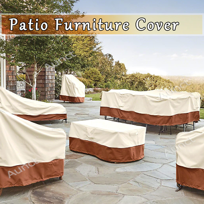 #ad Outdoor Garden Furniture Cover Patio Waterproof Wind Proof Anti UV Against Rain $27.03