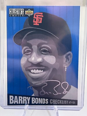 #ad 1994 Collector#x27;s Choice Silver Signature #316 Barry Bonds CL $3.00