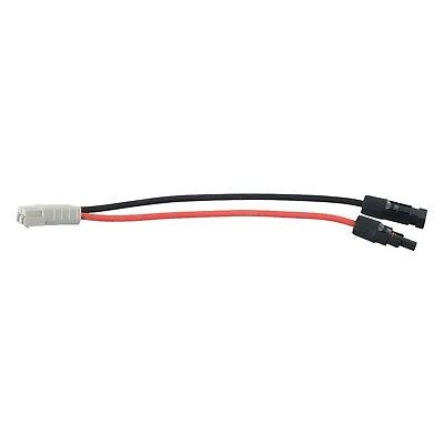 #ad Plug To Solar Panel Cable Y Adaptor 50 AMP PVC 30cm 4mm² 30cm Cable Length $15.32