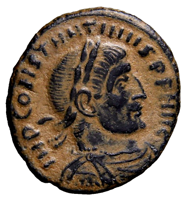 #ad NEAR MS Constantine I #x27;the Great#x27; BI Nummus. Rome AD 316 SOL RT Roman Coin wCOA $76.36