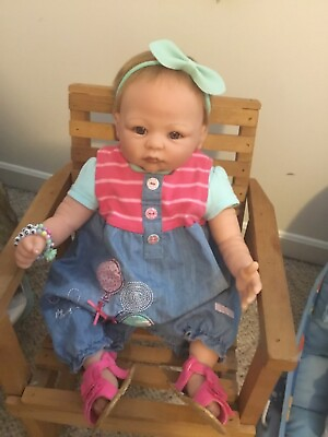 #ad The Ashton Drake Galleries So Truly Real Little Grace 20quot; Newborn Baby Doll $80.00