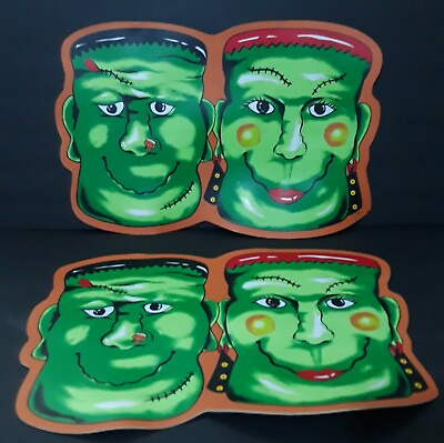 #ad 2 Vintage Vinyl Halloween Placemats. Egor amp; Agora. Town amp; Country Halloween $13.20