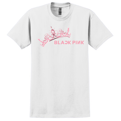 #ad KPLUSPOP Blackpink The Album K POP Logo Graphic Short Sleeved T Shirt $22.99