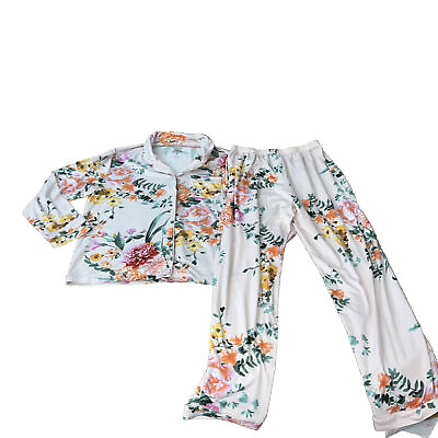 #ad Flora by Flora Nikrooz Short Sleeve amp; Capri Pant Set 2 Piece FAST SHIPPING shirt $9.95