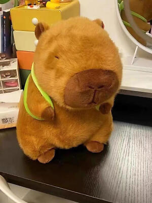 #ad Capybara Stuffed Plushie Toy Capybara Plush Cute Doll Stuffed Animals Gifts $19.77