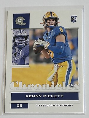 #ad Kenny Pickett 2022 Panini Chronicles Draft Picks Rookie RC Steelers #8 $2.95