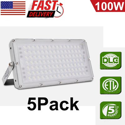 #ad 5X 100W LED Flood Light Cool White Module Spotlight Bright Stadium Outdoor Lamp $71.99