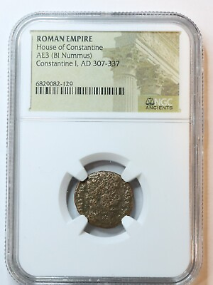 #ad CONSTANTINE I ROMAN EMPEROR AD 307 337 COIN NGC CERTIFIED AUTHENTIC lot #2024 $32.00