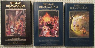 #ad Srimad Bhagavatam Eleventh Canto Part One and Twelveth Part One amp; Two $39.99