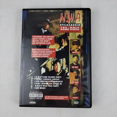 #ad N.W.A. EFL4ZAGGIN The Only Home Video PAL DVD All Region Free 0 1992 AU $30.95