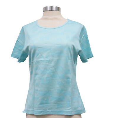 #ad Bally Golf Women#x27;s Aqua Cotton Shirt BL247 Size EU 38 US 8 Medium $29.99