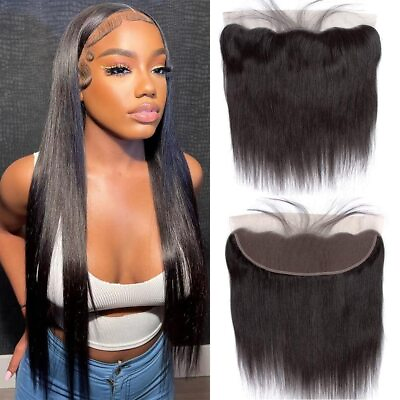 #ad #ad Lace Frontal Closure 13x4 Ear to Ear HD Lace Frontal Human Hair 8 Inch Brazil... $27.94