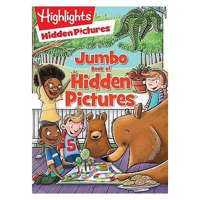 #ad Jumbo Seek and Find Hidden Pictures Puzzle Book: Over 200 Puzzles for Kids $8.99