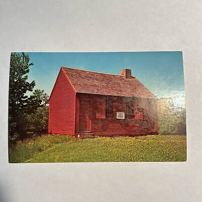 #ad New London Connecticut Old Nathan Hale School House Postcard East Haddam $3.99
