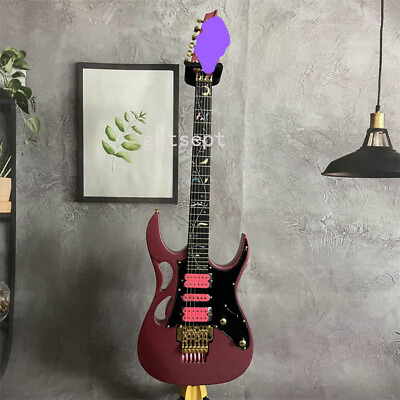 #ad Metallic Pink Solid Electric Guitar FR Bridge Rosewood Fretboard Gold FR Bridge $274.50