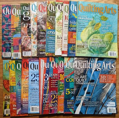 #ad Quilting Arts Magazines You Choose $6.50