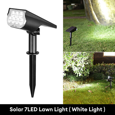 #ad Solar Power Spot Light 7 LED Garden Landscape Outdoor Backyard Yard Path Lamp $16.68