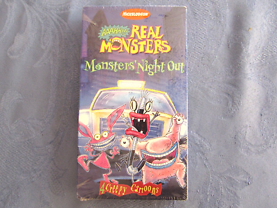 #ad AAAHH Real Monsters Monster#x27;s Night Out VHS Tape 1997 Nickelodeon 90s SEALED $129.99