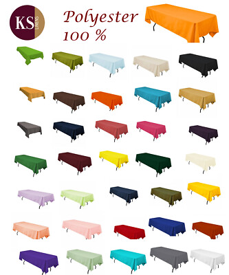 #ad 60x144 Inch Tablecloth Rectangular for Wedding Restaurant. . Retal amp; Wholesale $384.54
