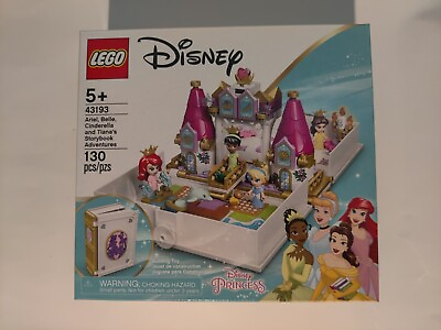 #ad Lego Disney 43193 Ariel Belle Cinderella and Tiana#x27;s Storybook Adventures $39.95