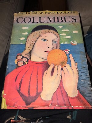 #ad Columbus d#x27;Aulaire Ingri first edition 1955 $50.00