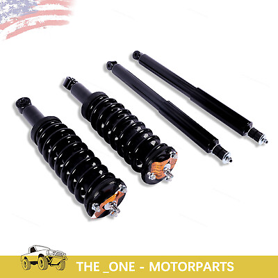 #ad 4 Front Rear Shock Struts Black Assembly Fit for 2000 2006 Toyota Tundra RWD $118.80