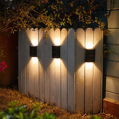 #ad Solar 2LED Deck Light Path Garden Patio Pathway Stairs Step Fence Lamp Outdoor $3.75