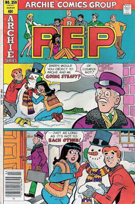 #ad Pep #359 FN; Archie March 1980 Snowman Cover we combine shipping $6.75