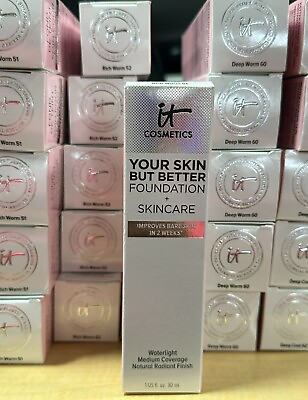 #ad IT Cosmetics Your Skin But Better Foundation Skincare With Hyaluronic Acid NEW $19.49