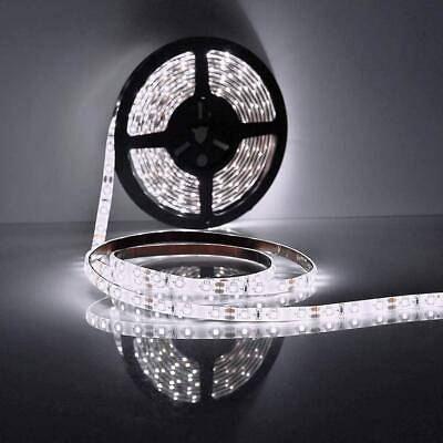 #ad 12V LED Strip Light Daylight White16.4ft Waterproof Flexible Rope Light 300... $20.19