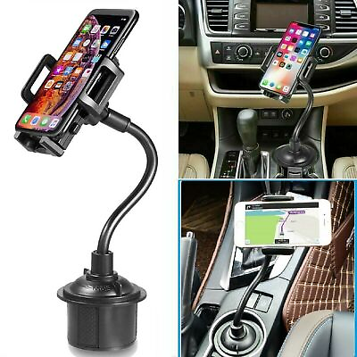 #ad Universal Car Mount Adjustable Gooseneck Cup Holder Cradle for Cell Phone iPhone $6.90