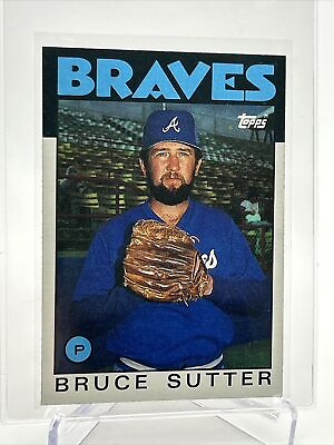 #ad 1986 Topps Bruce Sutter Baseball Card #620 NM Mint FREE SHIPPING $1.25