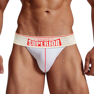 #ad Sexy Men#x27;s Underwear Jock Strap Athletic Supporter Sports Jockstraps Underpants $10.19