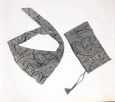 #ad Head Printed Cotton Bandana Neck Scarf And Hand Made Coin Pouch Money Holder $44.65