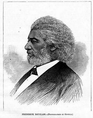 #ad FREDERICK DOUGLASS THE MARSHAL OF THE DISTRICT OF COLUMBIA 1877 HARPER#x27;S WEEKLY $125.00