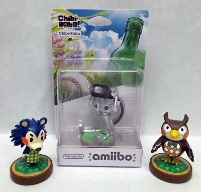 #ad Nintendo Amiibo Lot NEW Chibi Robo Mabel amp; Blathers from Animal Crossing $22.97