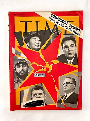 #ad 1969 Time Magazine COMMUNIST SUMMIT June 13 1969 $5.99