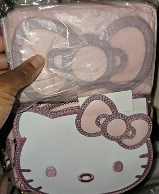 #ad Loungefly Hello Kitty Pink Iridescent LACC 2022 Exclusive Mini Backpack amp; Wallet $320.00