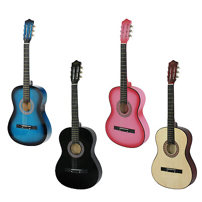 #ad 38quot; Acoustic Guitar Beginner Starter Guitar Kit with Bag Strap and Guitar Pick $33.29