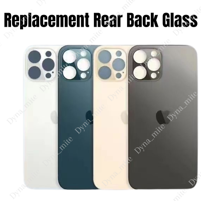 #ad Back Glass Replacement Cover For iPhone 15 14 13 12 11 Pro Max XR XS 8 Big Hole $8.97