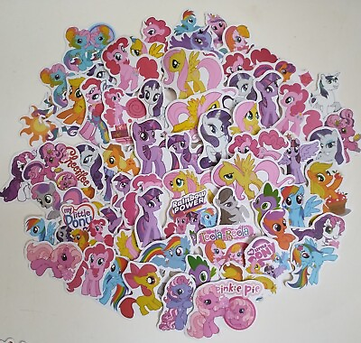 #ad 68PC. ASSORTED MY LITTLE PONY STICKERS $6.29