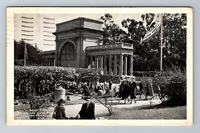 #ad San Francisco CA California Band Stand Golden Gate Park Vintage c1939 Postcard $7.99
